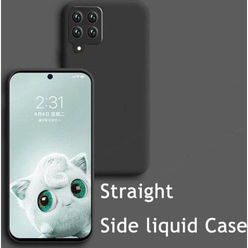 Pure Color Case For Samsung Galaxy A12 A22 A42 5G Anti-drop Silicone Cover For Svmsung A 12 22 42 Ultra Thin Case