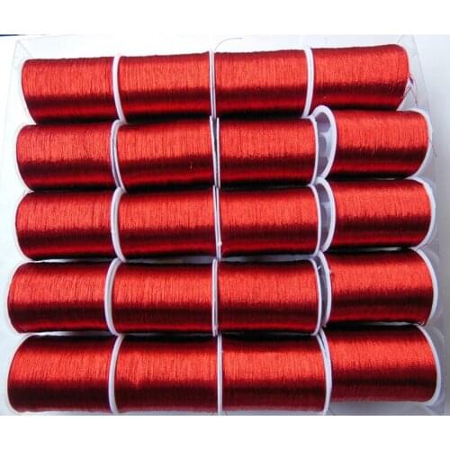 Wholesale 20 roll RED beautiful gold thread embroidery thread sewing line