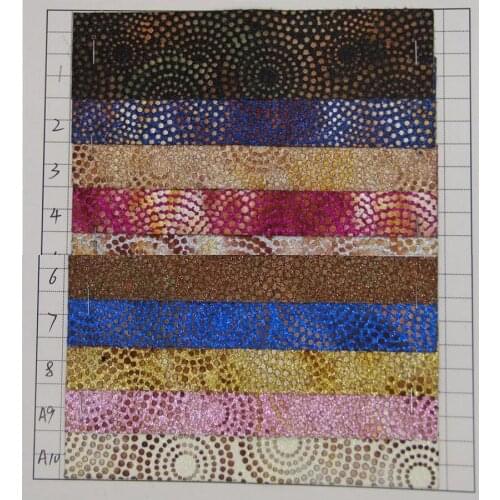 Factory wholesale PU leather fabric artificial leather new shoe leather cloth kaleidoscope quality