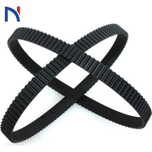 GT2 Closed Loop Timing Belt Rubber 2GT 6mm 3D Printers Parts 110 112 122 200 280 300 610 852 mm Synchronous Belts Part 2GT Belt