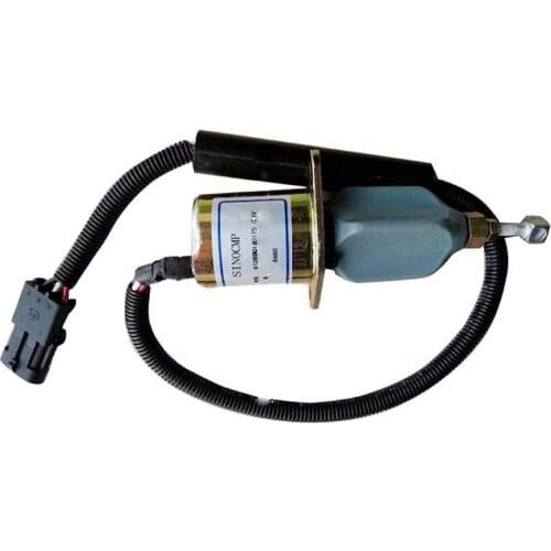 Diesel Engine Stop Solenoid 612600180175 24v Fuel Shut Off Flameout Solenoid Valve for Diesel Aftermarket Parts