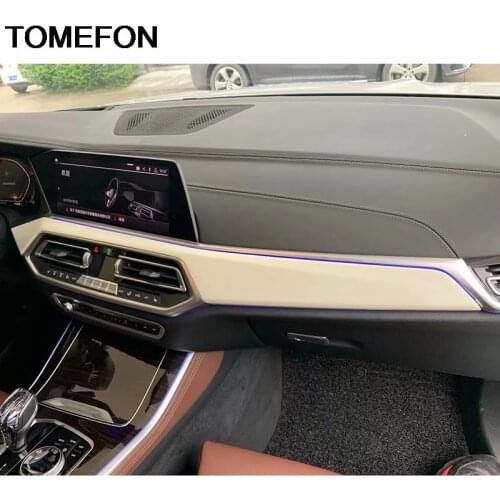 TOMEFON For BMW X5 G05 2019 2020 LHD Car Front Middle Center Console Control Dashboard Panel Cover Trim Interior Accessories ABS