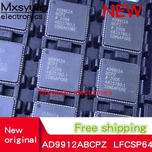 1PCS/LOT AD9912ABCPZ AD9912A LFCSP64 AD8334ACPZ AD8334 LFCSP64 RDA1005LSR 1005L QFN LMX2541SQ2060E 412060E QFN New original