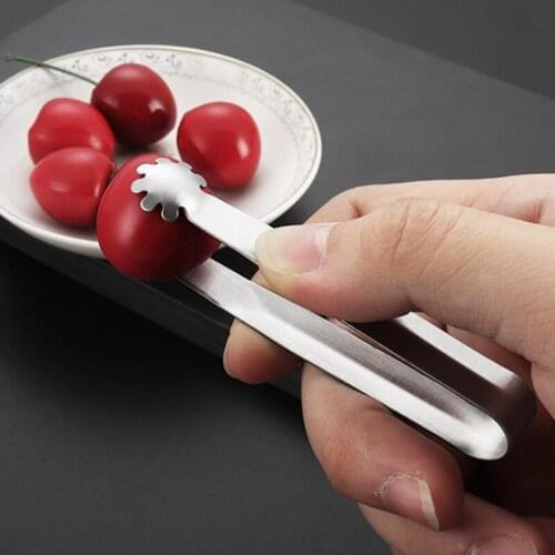 1PC Coffee Sugar Clip Stainless Steel Tweezer Mini Clamp Tong Clips Coffee Little Tea Clips Hot Kitchen Bar Tools Supplies