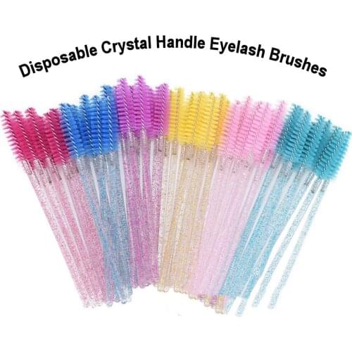 100pcs Make Up Brushes Eyelash Brush Disposable Mascara Wands Applicator Eye lashes Cosmetic Brushes maquillaje For Makeup Tool