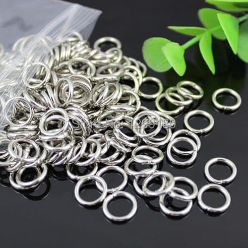 200pcs/lot Platina Plated Open Jump Rings,DIY Accessories (K00169)