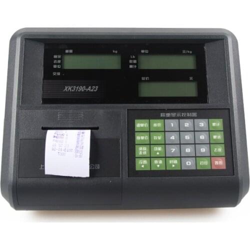 3190-A23P three windows LCD pricing instrument built-in micro printer ,RS232 type ,can be connected to Large Screen