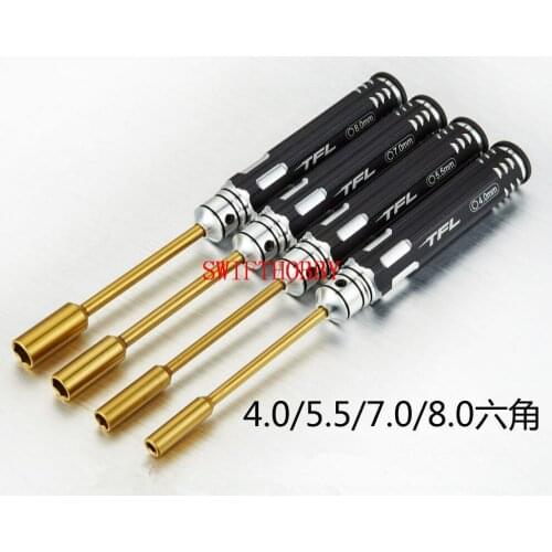 CNC alloy 4pcs Maintenance tools 4.0/5.5/7.0/8.0 steel Hex socket screw driver
