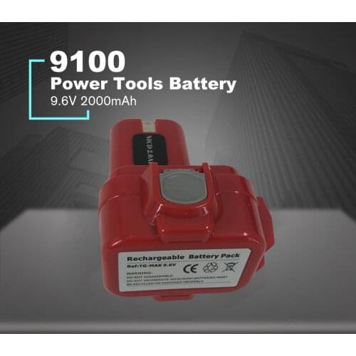 9.6V 2000mAh Power Tool Battery for 192595-8,192596-6,192534-A,192638-6,192697-A,9100,9101,9120,9122,638344-4-2,PA09
