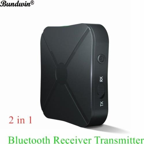 Bundwin bluetooth audio receiver transmitter stereo 3.5mm AUX for smart tv samsung audio speakers For Home TV MP3 PC