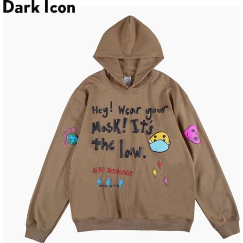 Мужские толстовки с надписями Dark Icon China At AliExpress