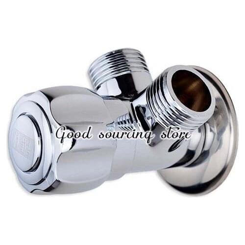 Two outlet angle valve