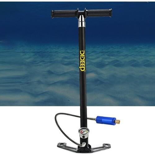 New Generation Diving Oxygen Cylinder Inflator High Pressure Hand Pump Mini High Pressure Compressor 30mpa
