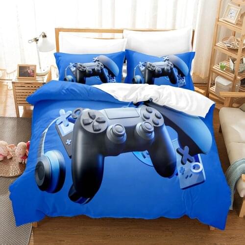 Bedding Set Game Gamepad Printed Comforter Cover Duvet Cover For Home Room Decoration Twin Full Queen King Double Single Size