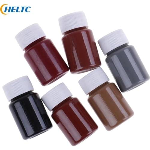DIY Leather Edge Paint Edge Oil Dye Highlights Professional Watercolor Paint Liquid Art Supplies 20ML Colors Leather Paint Set