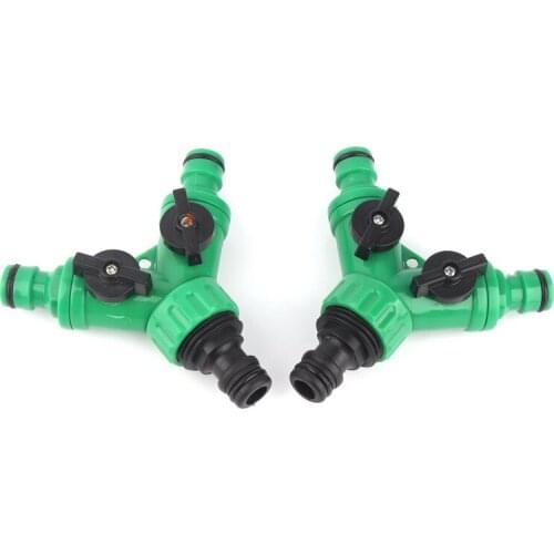 1/2/3/5/10sets Garden Irrigation Kits 3/4Inch Y-Type Connector with Nipple Connector Greenhouse DIY Micro Irrigation System