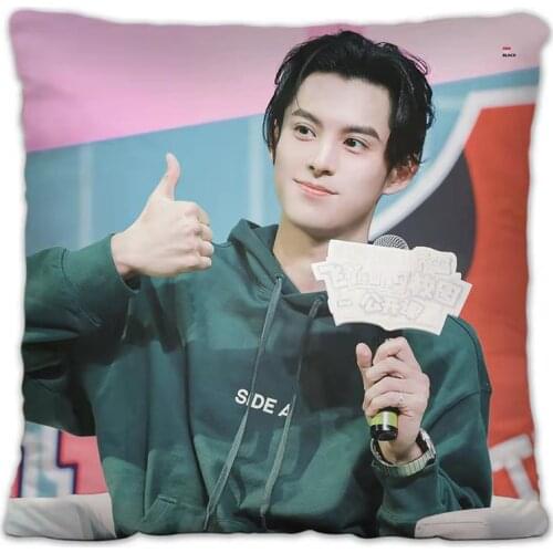 Meteor Garden Daoming Temple Wang Hedi Same Style Pillowcase Star Series Cushion Cover Home Throw Covers Star Souvenir Decor