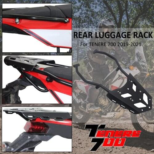 NEW Motorcycle Accessories Top Case Rear Rack Carrier For Yamaha Tenere 700 2020 2019 Rear Luggage Rack