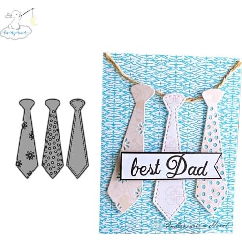 2020 New Arrival Three scarves Stencil Metal Cutting Dies For Scrapbooking Practice Hands-on DIY Album Card Craft Decoration