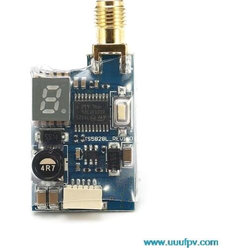 Upgrade TS5823L 5.8G 200mW 40CH Mini Wireless AV Audio Transmitter Module for FPV RC QAV250 Quadcopter Drone