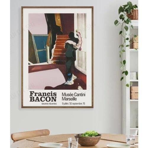 Canvas Print Poster Francis Bacon Art Exhibition Digital Download Poster Large Print