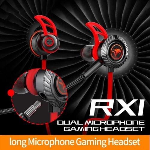 With Built-in Microphone 3.5mm In-Ear Wired Call Earphone Gaming Compu Headsets HiFi Headphones With Stereo Sound Mic For Phone