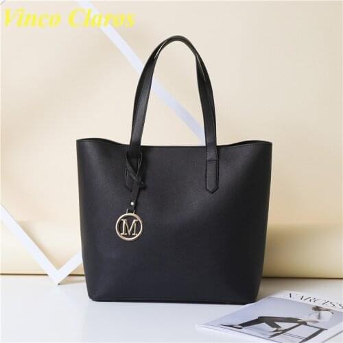 Luxury Brand Tote Bags Women PU Leather Handbags 14-inch Computer Bag for Commuting To Work Shoulder Bag Big Purses Travel Bolsa