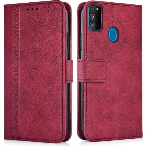 Luxury Flip Wallet Leather Case for Samsung Galaxy M30s Magnetic Book Protect phone back Cover
