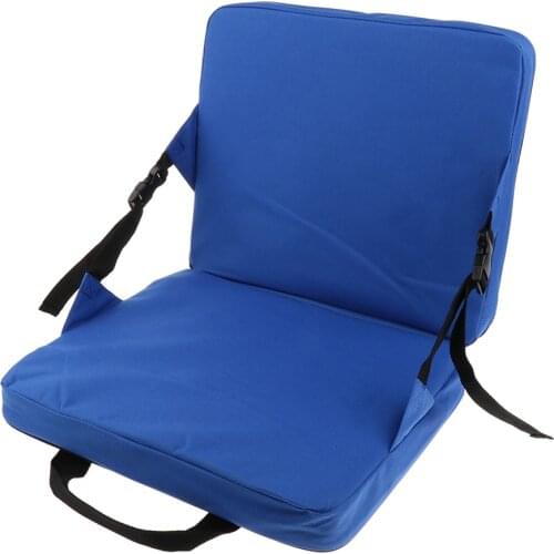 Foldable Outdoor Picnic Camping Beach Chair Soft Stadium Seat Cushion for Camping Hiking