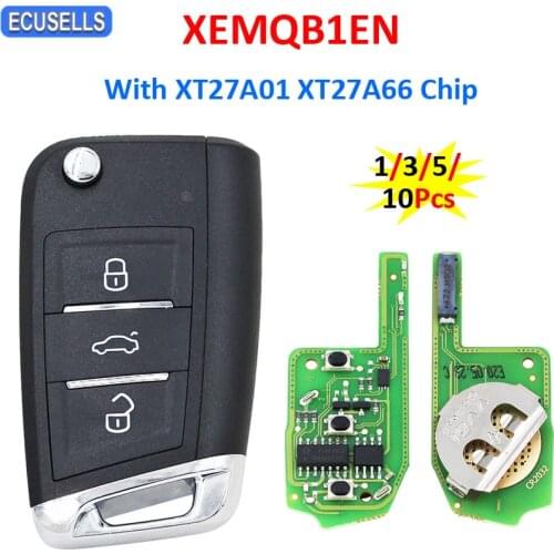 Xhorse XEMQB1EN VVDI Super Remote with XT27A01 XT27A66 Chip MQB Style Work for VVDI2 / VVDI MINI Key Tool / VVDI Key Tool Max