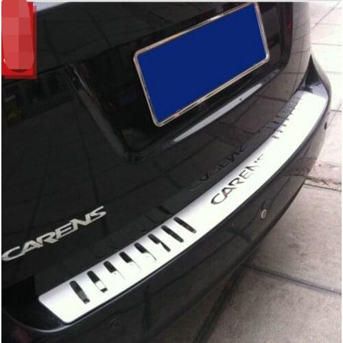 Stainless Steel Rear Bumper Protector Sill plate accessories for kia carens 2007 2008 2009 2010 2011 2012 2013 2014 2015