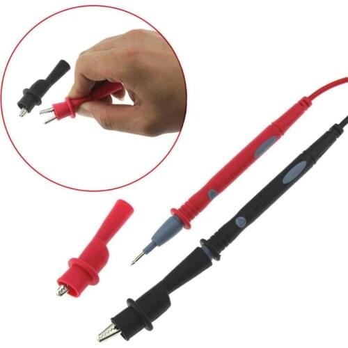 1 Pairs Alligator Crocodile Test Clips Clamps for Multimeter Tester Probe Electrical Clamp Testing Probe Meter