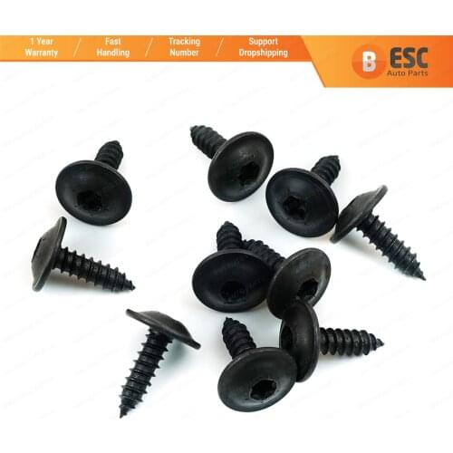 10 Pieces Round Head Cross Tapping Screw Car Metal Fasteners Head Dia:13 mm Fits:4.8 mm Hole Stem length: 16 mm Total length:20 mm