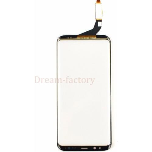 10PCS Touch Panel Screen Glass Digitizer Front Glass Lens with Sensor Replacement for Samsung Galaxy S8 Plus S8