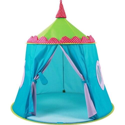 2016 Children tent/game room Childrens blue strawberry game house presents the tent Childrens castle free shipping