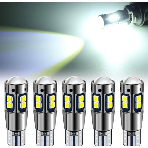 2x Car LED Bulb T10 W5W 194 LED Signal Light Canbus 12V for lada niva kalina priora granta largus vaz samara 2110 GAZ Gazelle