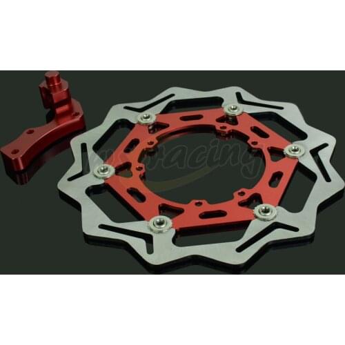 CNC 270MM Motorcycle Front Floating Brake Disc & Caliper Bracket Adapter For HONDA CR125 CR250R CRF250R CRF250X CRF450R CRF450X