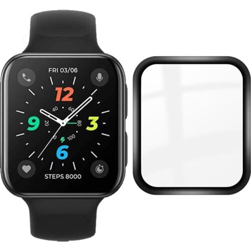 EiEuuk Accessories 3D Curved Edge Full Soft Protective Film Cover for OPPO Watch 2 42mm 46mm 2021 New Screen Protector Case