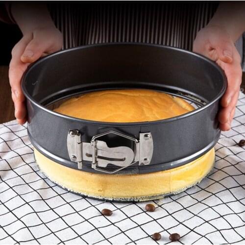 Non-Stick Baking Springform Round Cake Tin Tray Pan 4 Inch Spring Loaded Tray Kitchen Tool