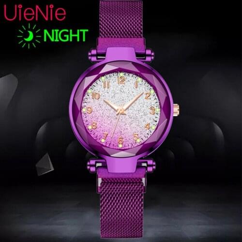 Reloj Mujer Fashion Ladies Starry Sky Watch Magnetic Belt Watches for Women Luminous Luxury Female Wrist Watch relogio feminino