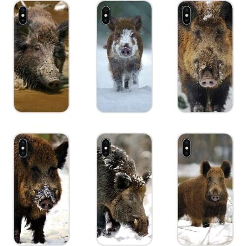 Accessories Phone Cases Covers For Xiaomi Redmi 4A S2 Note 3 3S 4 4X 5 Plus 6 7 6A Pro Pocophone F1 Wild Boar