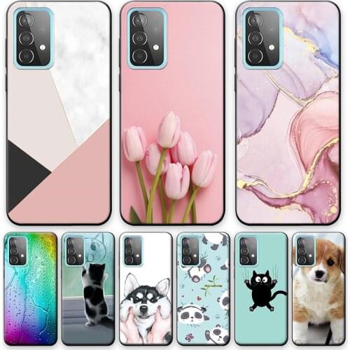 For Samsung A52 Case 5G Phone Bag on Galaxy A52 5G Shell TPU Phone Case For Samsung A52 5G 6.5" Soft Silicone Back Cover Bumper