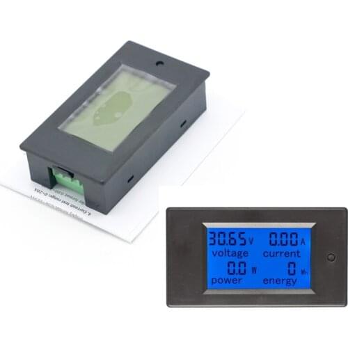 New DC 6.5-100V 0-20A LCD Display Digital Current Voltage Power Energy Meter Multimeter Ammeter Voltmeter