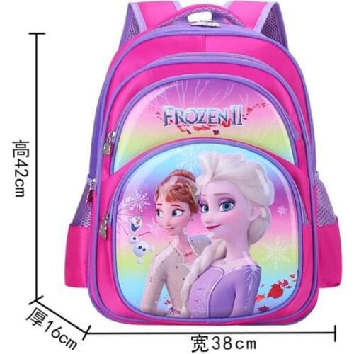 Disney cars children schoolbag Boys waterproof schoolbag girls Lovely kids Princess Cartoon Backpack