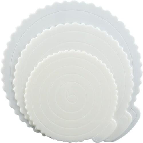 Mousse Cake Boards Mat Reusable Plastic Cupcake Dessert Displays Tray Base Pastry Baking Accessories Cake Decorations Tools