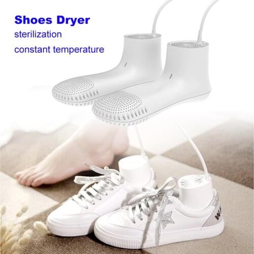Electric Shoes Dryer Heater Portable Ozone Sterilization Constant Temperature Shoe Dryer Timing Function Drying Deodorization