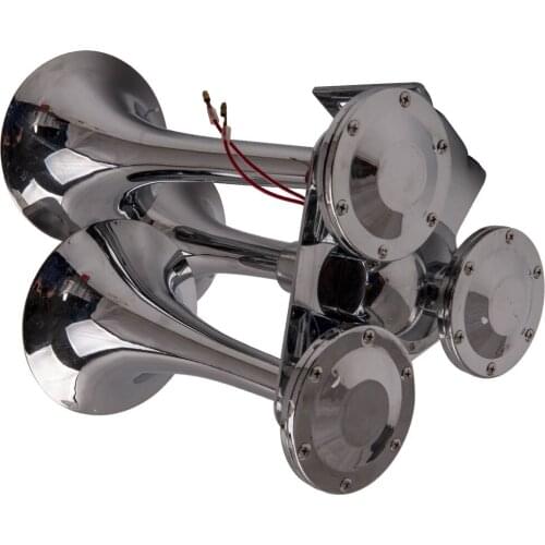 Air Horn 152DB Train Truck triple Large Super Loud Sound For 12V Vehiches New