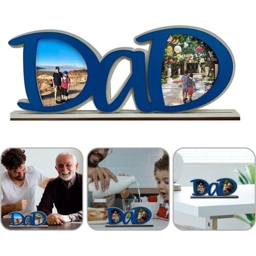 DAD Fathers Day Photo Creative Frame High-end Handmade Products Alphabet Acrylic Durable Photo Frame
