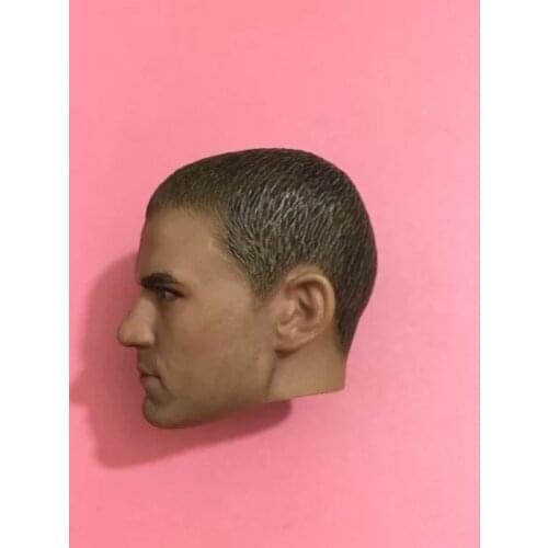 Scale 1:6 For Collection Figure Head Carving Prison Break 1:6 Michael J Scofield Head Sculpt Toys Gift For 12inches Male Body