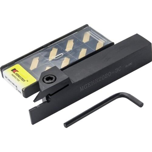 MGEHR/L MGEHR2020-1.5/2/2.5/3/4/5 outer grooving tool holder carbide blade 10PCS MGMN150/200/250/300/400/500 blade turning tool